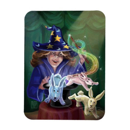 Magic Act Rabbits uit het Pet Magneet (Verticaal)