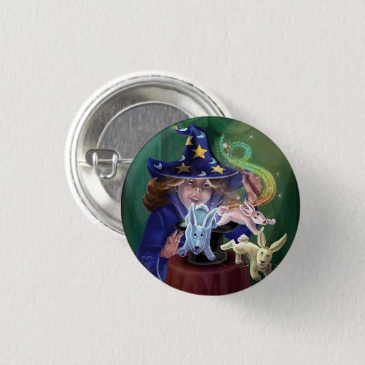 Magic Act Ronde Button 3,2 Cm (Voorkant /achterkant)