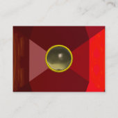 MAGIC AGATE, helder levendig rood roze grijs Visitekaartje (Achterkant)