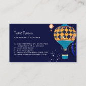 Magic Air Balloons Event Planner Visitekaartje (Achterkant)