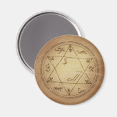 Magic Amulet voor succesvolle zakelijke magische c Magneet (Voorkant / Achterkant)