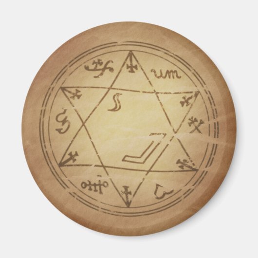 Magic Amulet voor succesvolle zakelijke magische c Magneet (Voorkant)