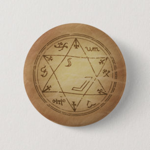 Magic Amulet voor succesvolle zakelijke magische c Ronde Button 5,7 Cm
