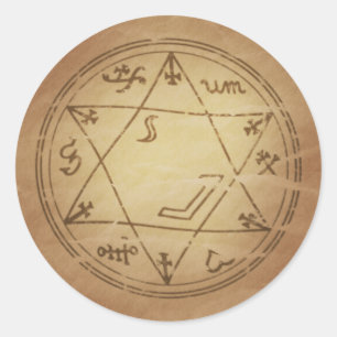 Magic Amulet voor succesvolle zakelijke magische c Ronde Sticker