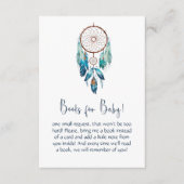 Magic Aquamarine Dreamcatcher Boeken voor Baby Informatiekaartje (Voorkant)