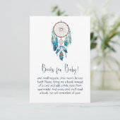 Magic Aquamarine Dreamcatcher Boeken voor Baby Informatiekaartje (Staand voorkant)