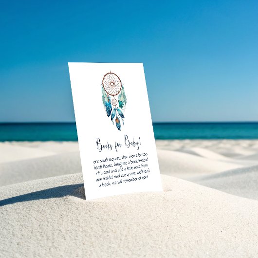 Magic Aquamarine Dreamcatcher Boeken voor Baby Informatiekaartje