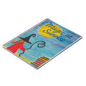 Magic at Sunrise – Watercolor Witch Notitieboek (Linkerzijde)