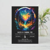 Magic avontuur wacht Grove Verjaardag Kaart (Staand voorkant)