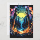 Magic avontuur wacht Grove Verjaardag Kaart (Achterkant)