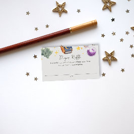 Magic Baby Halloween Neu Luier Raffle Baby shower Informatiekaartje