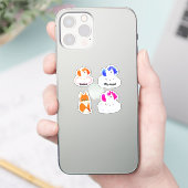 Magic baby unicorns fantasy art sticker (Telefoon)