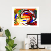 Magic Ball art Poster (Thuiskantoor)