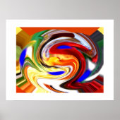 Magic Ball art Poster (Voorkant)