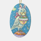 MAGIC BARN OWL & EASTER BASKET, BIRD ORNAMENT Datu (Links)
