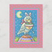 MAGIC BARN OWL & EASTER BASKET, HOLIDAIR BRIEFKAAR BRIEFKAART (Voorkant)