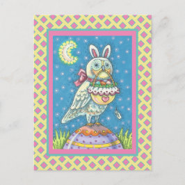 MAGIC BARN OWL & EASTER BASKET, HOLIDAIR BRIEFKAAR BRIEFKAART