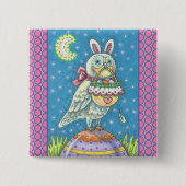 MAGIC BARN OWL & EASTER BASKET, HOLIDAY BUTTON Squ (Voorkant)