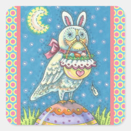 MAGIC BARN OWL & EASTER EGG BASKET, BIRD STICKERS