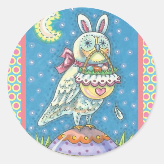 MAGIC BARN OWL & EASTER EGG BASKET, BIRD STICKERS (Voorkant)