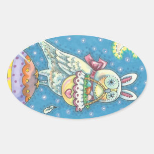 MAGIC BARN OWL & EASTER EGG BASKET, BIRD STICKERS