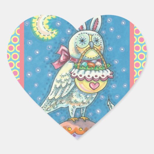 MAGIC BARN OWL & EASTER EGG BASKET, BIRD STICKERS (Voorkant)