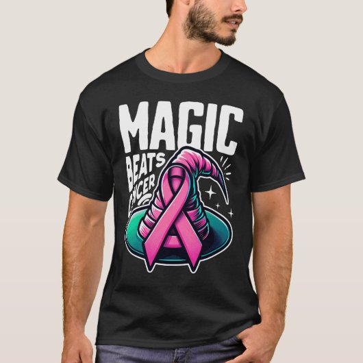Magic Beats Cancer T-shirt (Voorkant)