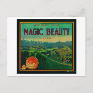 Magic Beauty Oranje LabelPorterville, CA Briefkaart