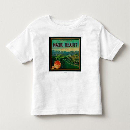 Magic Beauty Oranje LabelPorterville, CA Kinder Shirts (Voorkant)