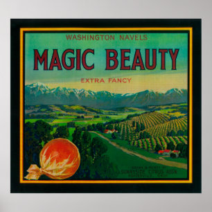 Magic Beauty Oranje LabelPorterville, CA Poster