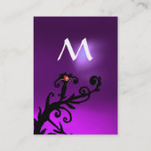 MAGIC BERRIES 2 MONOGRAM ametist paars Visitekaartje (Achterkant)