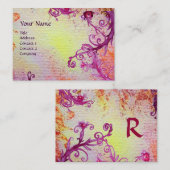 MAGIC BERRIES 2 MONOGRAM VISITEKAARTJE (Voorkant / Achterkant)