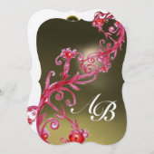 MAGIC BERRIES 3,MONOGRAM red agate metallic Kaart (Voorkant / Achterkant)