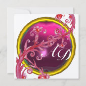 MAGIC BERRIES 4,MONOGRAM blue aquamarine gold Kaart (Voorkant)