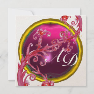 MAGIC BERRIES 4,MONOGRAM blue aquamarine gold Kaart