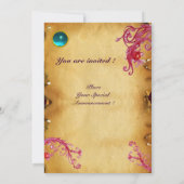 MAGIC BERRIES 4,MONOGRAM-perkament Kaart (Achterkant)