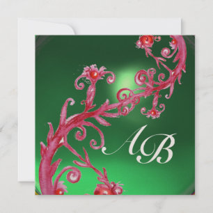 MAGIC BERRIES 4,MONOGRAM red jade gold Kaart