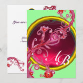 MAGIC BERRIES 4,MONOGRAM Red ruby Kaart (Voorkant / Achterkant)