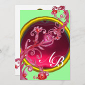 MAGIC BERRIES 4,MONOGRAM Red ruby Kaart (Voorkant / Achterkant)
