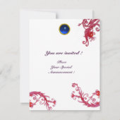 MAGIC BERRIES 4,MONOGRAM Red ruby sapphire Kaart (Achterkant)