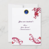 MAGIC BERRIES 4,MONOGRAM red sapphire gold Kaart (Achterkant)