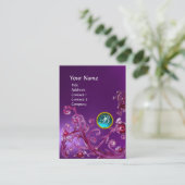 MAGIC BERRIES BLUE GEM MONOGRAM amethyst paars Visitekaartje (Staand voorkant)