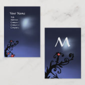 MAGIC BERRIES BLUE TOPAZ GEM MONOGRAM VISITEKAARTJE (Voorkant / Achterkant)