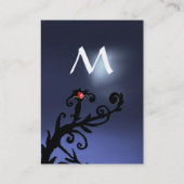 MAGIC BERRIES BLUE TOPAZ GEM MONOGRAM VISITEKAARTJE (Achterkant)