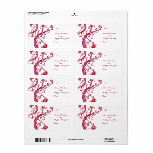 MAGIC BERRIES ETIKET (Full Sheet)