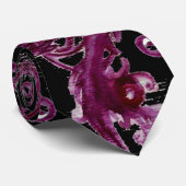 MAGIC BERRIES Fantasy Floral Swirls Stropdas (Opgerold)