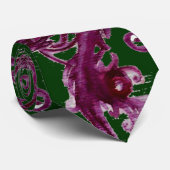 MAGIC BERRIES Fantasy Floral Swirls Stropdas (Opgerold)