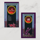 MAGIC BERRIES gem MONOGRAM blue Visitekaartje (Voorkant / Achterkant)