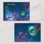 MAGIC BERRIES MONOGRAM, Blue Sapphire, aquamarine Visitekaartje (Voorkant / Achterkant)