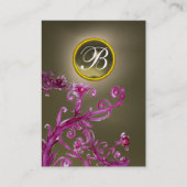 MAGIC BERRIES MONOGRAM GEM agate grijs Visitekaartje (Achterkant)